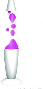 Liquid Motion Mood Light Lava Lamp in Various Colors (Pink)