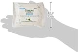 Simple Water Boost Eye Makeup Remover Wipes Pads 30 Count Gentle Cleansing view 8