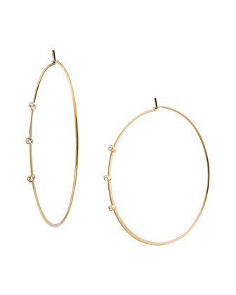 michael kors whisper hoop earrings
