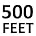 500 Feet