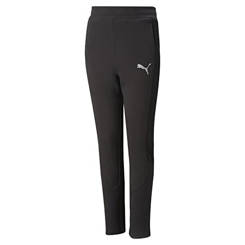 PUMA Jungen Evostripe B Gestrickte Hosen, Schwarz, 128