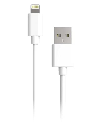iCables Lightning Sync & Charge USB Cable for iPhone 14, 13, 12, 11 - Pro, Max, XS, XR, X, 8, 8 Plus, 7, 6, 6 plus, 5, 5S, Airpods, iPad Pro, Air, mini and More (2M)