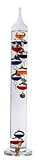 Ambient Weather WS-GA1141710 17 inch Galileo Thermometer with 10 Glass Balls and Gold Tags