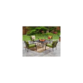 Amazon.com: Mainstays Belden Park 4-Piece Sofa Set - TAN ...