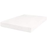 AmazonBasics Ultra-Soft Cotton Fitted Bed Sheet, Breathable, Easy to Wash, Queen, White