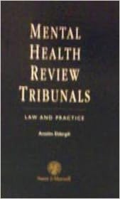 The Law Relating To Mental Health Review Tribunal Courts Nad Procedures Eng The Sick And Handicapped Amazon De Eldergill Anselm Fremdsprachige Bucher