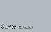 Expressions Vinyl - Silver Metallic (glossy) 5-pack of adhesive vinyl sheets - 12