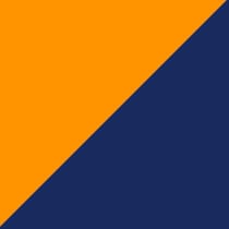 Navy & Orange