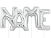 Rainbowloons Jumbo Mylar Foil Balloon, 40-Inch, Glossy Silver, Letter Y
