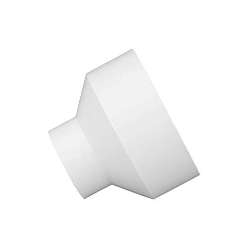 Charlotte Pipe PVC001021200HA 2" X 4" Pipe Increaser Reducer PVC DWV (Drain, Waste and Vent) Schedule 40 (Single Unit), White - Thumbnail 4