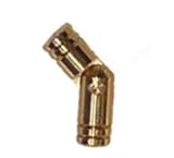 10 Solid 5 MM Brass Barrel Hinge