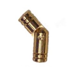 10 Solid 5 MM Brass Barrel Hinge