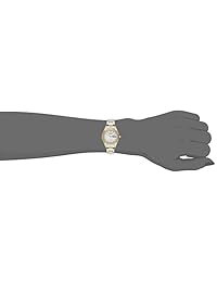 Citizen Eco-Drive Reloj de acero inoxidable de dos tonos para mujer