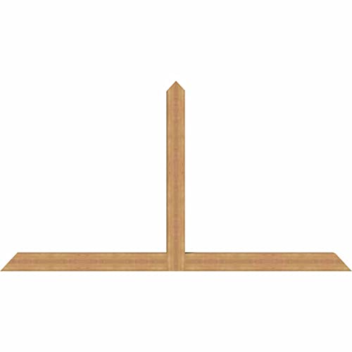 Ekena Millwork 108"W x 58"H x 5 1/2"D x 5 1/2"F, 13/12 Pitch, Portland Smooth T…