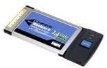 Linksys WPC54GS 802 .11GS PCMCIA NETWORK CARD SPEEDBOOSTER WIRELESS