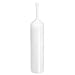 mDesign Toilet Bowl Brush and Holder for Bathroom Storage - White