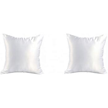 Amazon Com Artiwa 16 X16 Throw Decorative Silk Satin Pillow