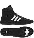Adidas Wrestling Men's Combat Speed 4 Wrestling Shoe,Black/Running White/Black,7.5 M US