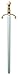 Rasta Imposta Women's Once Upon A Time Emma and Prince Charming's Sword, Gold/Silver, One Size