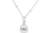 AFFY 6MM Trillion Shape Sparkling White Cubic