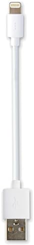 Cyberguys 3 inch Apple MFi Certified Lightning 8 Pin to USB Charge and Sync Cable for iPhone 5/6/6s/Plus/iPad Mini/Air/Pro, Great for use with battery bank,