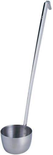 下村企販 シロップ 梅酒 レードル 60ml 【日本製】 食洗器対応 深いビンからすくえる 長い持ち手 かき氷 果実酒 カンロ杓子 ドーコ杓子 ステンレス 燕三条 20657