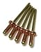 Copper Blind Rivets, Brass Mandrel - 4-4 #44, 1/8