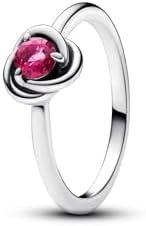 Anello da donna in argento Sterling Cerchio Eternity Rosa​ 192993C10, Estándar, Metallo, Nessuna pietra preziosa