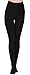Aphro Women's Opaque Warm Tights Fleece Lining Pantyhose, Small - Black