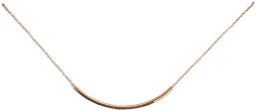 Dogeared Gold Dipped Balance Curved Tube Boxed 18