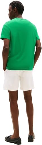 T-shirt masculina essencial de manga curta com bolso no peito, verde (verde olímpico), M