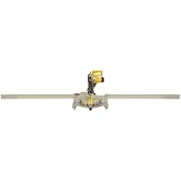 Woodhaven 94" Miter Saw Fence Kit | 2 Tracks, Flip Stops, Made USA | Ultra track, includes 2 ruler tapes, curved and straight flip stop, made in usa
