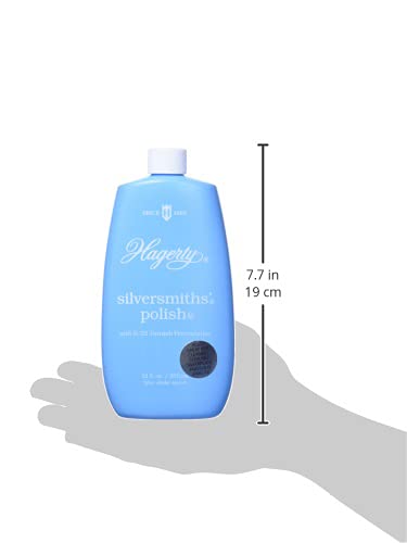 W. J. HAGERTY HAGERTY 10120 SILVERSMITHS’ SILVER POLISH, 12 OUNCES, 12 FL OZ (PACK OF 1), BLUE