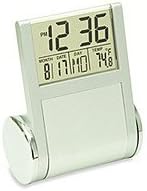 Digital Alarm Clock with Extra Large LCD Display with Time, Date, Temperature and Alarm - The Oversized Display Illuminates When the Clock Is "Tipped" on Its Round Heavy Base - Unique Gift for All Occasions