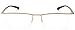 JNS Titanium Semi-rimless Eyeglasses Business Optical Frame Clear Lens