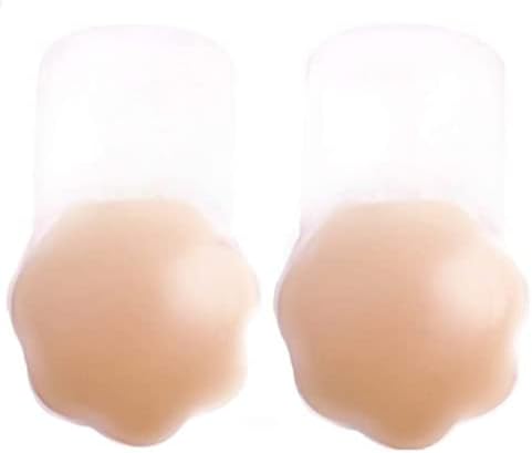Muryobao Women's Nippleless Covers Breast Petals Lift Nipplecovers Adhesive  Backless Strapless Bra Silicone Sticky Pasties Wedding Dress Bra Flower at  Amazon Women's Clothing store