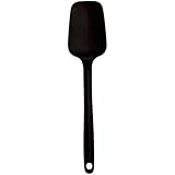Mastrad Silicone Spoon Spatula - Non-Stick Rubber Spatula - Ideal For Mixing, Scooping and Scraping - Dishwasher Safe and Hig