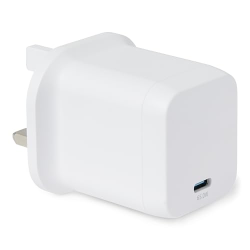 Amazon Basics 65W USB-C GaN Charger - PD 3.1, PPS, SFC3 | White
