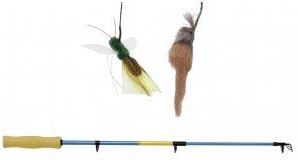 Neko Flies Ultimate Play Pack - Ultimate Rod + Original Kittenator + Birbug PLUS Litterboy Special Organic Catnip