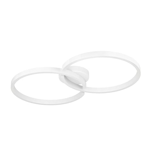 EGLO LED Deckenleuchte Amandolo, dimmbare Deckenlampe mit Fernbedienung