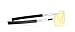 Gunnar Optiks PHA-04201 MLG Phantom Full Rim Advanced Gaming Glasses with Headset Compatibility and Amber Lens Tint, Snow Onyx Frame Finish