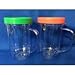 2 Party Cups for Magic Bullet with Lip Ring(red, blue, green to yellow colors vary)