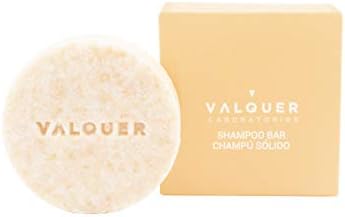 Valquer Champú Solido Sunset Fórmula Zero para Toda la Familia. Repara, Nutre y Suaviza Consiguiendo un Pelo Cuidado, con Avena y Aloe Vera. Vegano y Natural. 50 g.