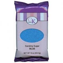 Dress My Cupcake DMC27084 Decorating Colored Sugar Crystals for Cakes, 16-Ounce, Blue