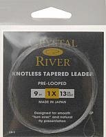 Crystal River 9' Knotless 1X L9-1 Taper Leader Pre-Looped/13 Lbs