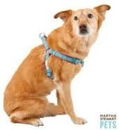 'Martha Stewart Pets Houndtooth Blue & Pink Harness Xs'