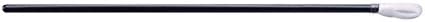 Pillow-Tip Wrapped Polyester Swab with 0.24" Tip and Glass Filled Nylon Handle, 6.3" Long, 25 per Bag