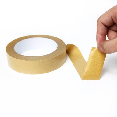 GATG Kraft Paper Christmas Packing Tape 24mm x 50m or 48mm x 50m Eco Friendly, Recyclable, Biodegradable Tape for Packing Presents & Moving House Boxes, Strong, Heavy Duty (3 rolls 24mm x 50m)