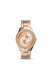 Fossil Es3590p Stella Multifunction Rose-Tone Stainless Steel Watch Watch For Women