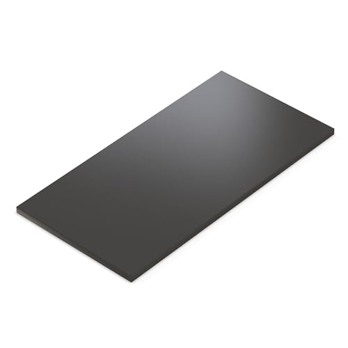 AUPROTEC Tischplatte 28mm Anthrazit 140x80 cm I Spanplatte mit 2mm ABS Kante & PU-Verleimung I melaminharzbeschichtet I robust & wasserabweisend